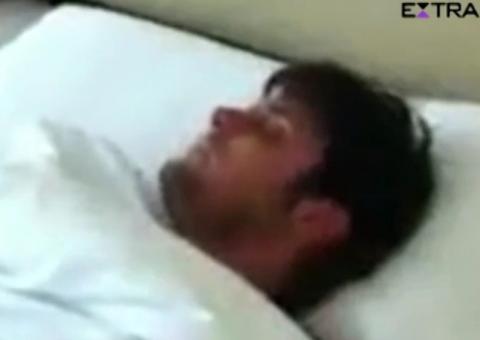 Confira o vídeo: Fã filma Bruno Gissoni após suposta noite de sexo